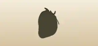 Strawberry silhouette