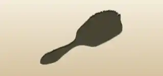 Hair Brush silhouette