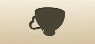 Cup silhouette