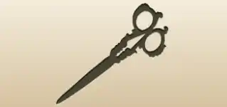 Scissors silhouette