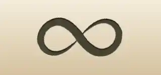 Infinity Symbol silhouette