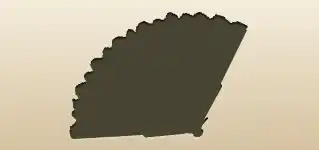 Hand Fan silhouette