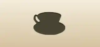 Cup silhouette