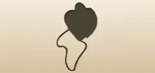 Locket silhouette