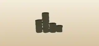 Coins silhouette