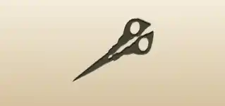 Scissors silhouette