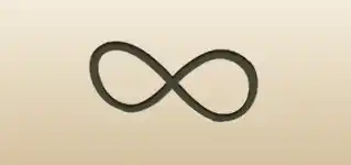 Infinity Symbol silhouette