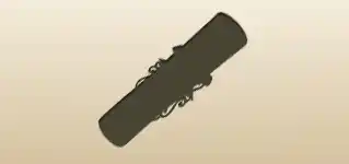 Scroll silhouette