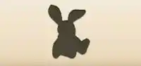 Rabbit silhouette