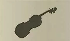 Violin silhouette