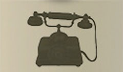 Telephone silhouette #1