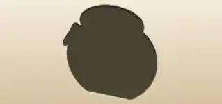 大鍋のシルエット