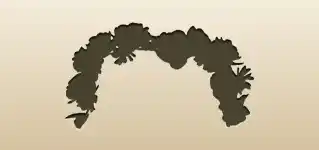 リースのシルエット
