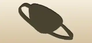 眼帯のシルエット