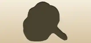 にんにくのシルエット
