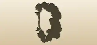 リースのシルエット