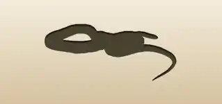 ヘビのシルエット