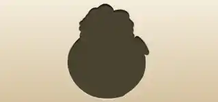 大鍋のシルエット