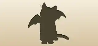 ネコのシルエット