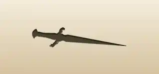 短剣のシルエット