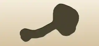 テングタケのシルエット