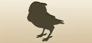 カラスのシルエット
