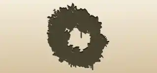 リースのシルエット