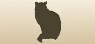 ネコのシルエット