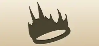 王冠のシルエット