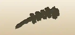 にんにくのシルエット