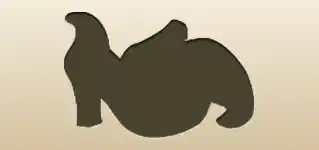 靴のシルエット