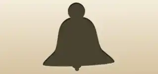 ベルのシルエット