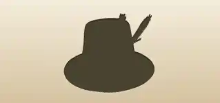Pilgrim’s Hat silhouette
