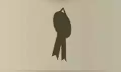 賞リボンのシルエット