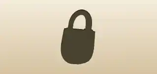 Padlock silhouette