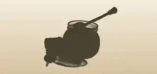 Honey silhouette