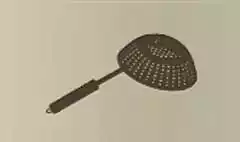 水切りザルのシルエット