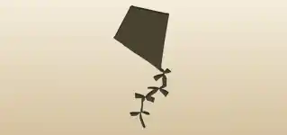 Kite silhouette