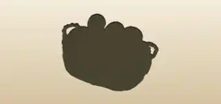 Eggs silhouette