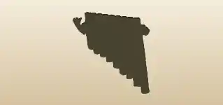 Pan Flute silhouette
