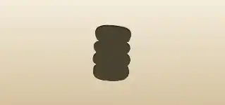 Donuts silhouette