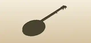 Banjo silhouette