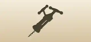 Corkscrew silhouette