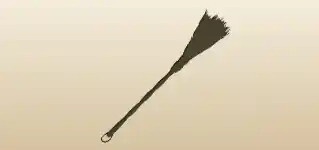 Broom silhouette