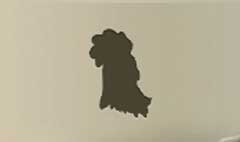 Rooster silhouette