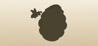 Beehive silhouette