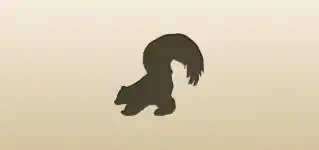Skunk silhouette