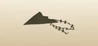Kite silhouette