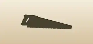 Saw silhouette
