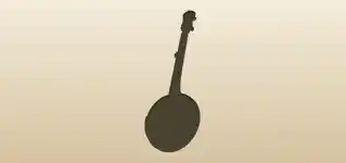 Banjo silhouette